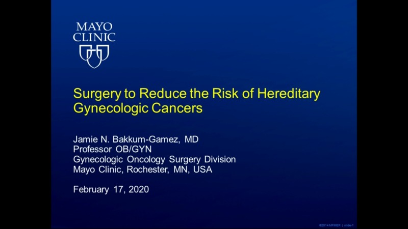 Gynecologic Oncology