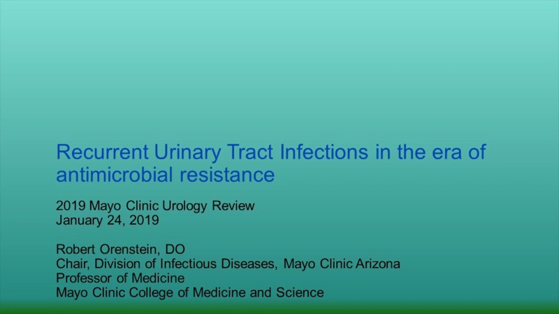 Recurrent Urinary Tract Infections In The Era Of Antimicrobial Resistance 5540