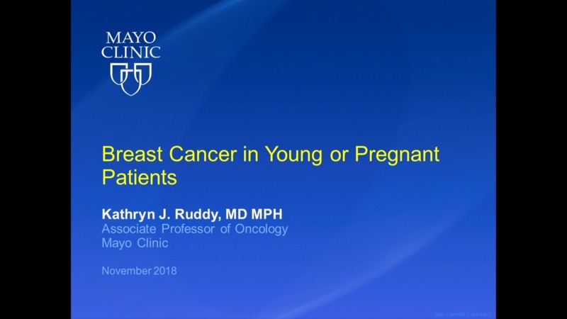 Breast Cancer in Young or Pregnant Patients
