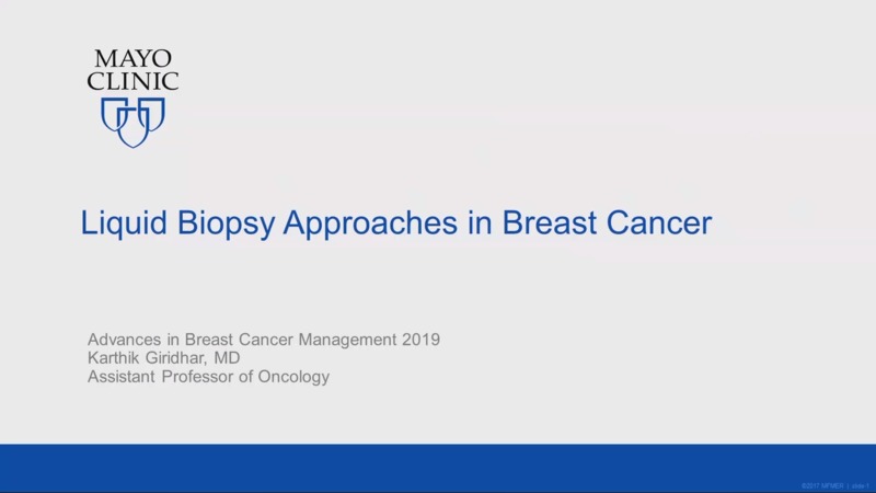 Liquid Biopsy Approaches In Breast Cancer