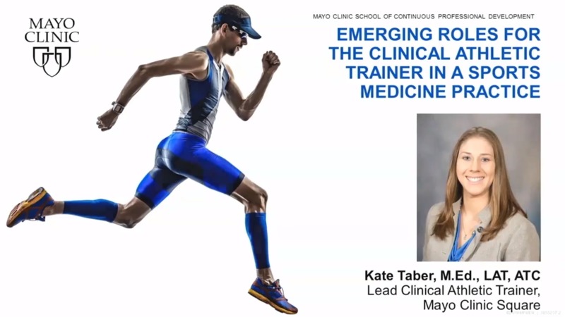 Athletic Training - Mayo Clinic Orthopedics & Sports Medicine