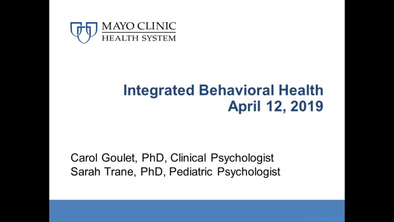 Integrated Behavioral Health