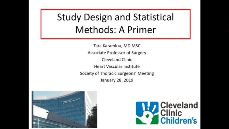 Basic Study Design and Statistical Methods