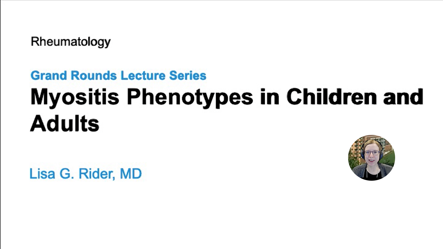 Myositis Phenotypes in Children and Adults