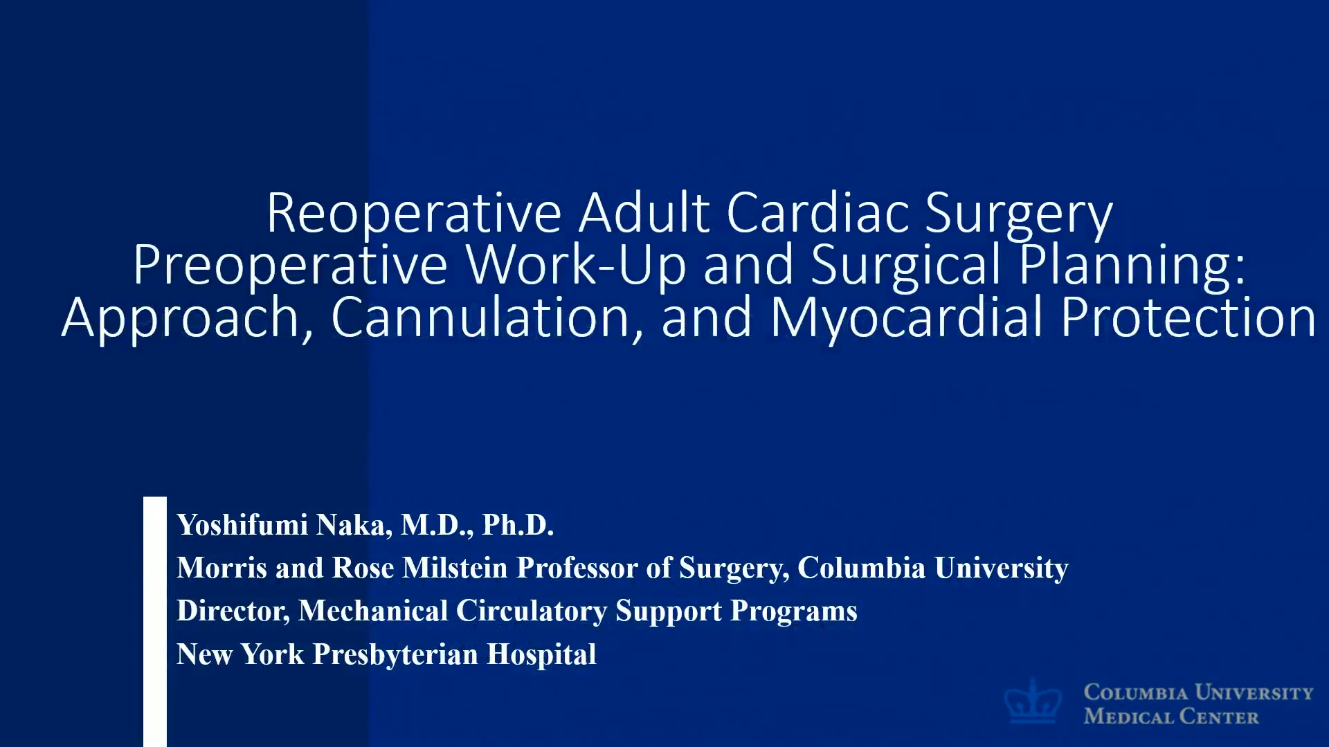 Preoperative Work-Up and Surgical Planning: Approach, Cannulation, and ...