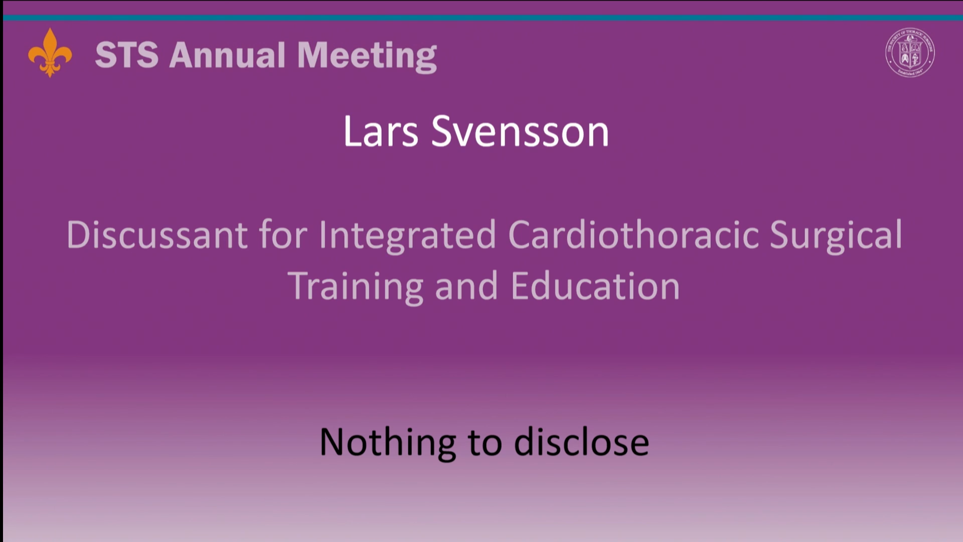 discussant-for-integrated-cardiothoracic-surgical-training-and-education